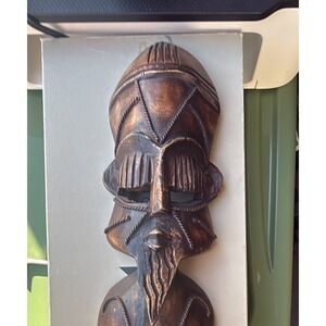 Hand Carved African Style Wooden Mask